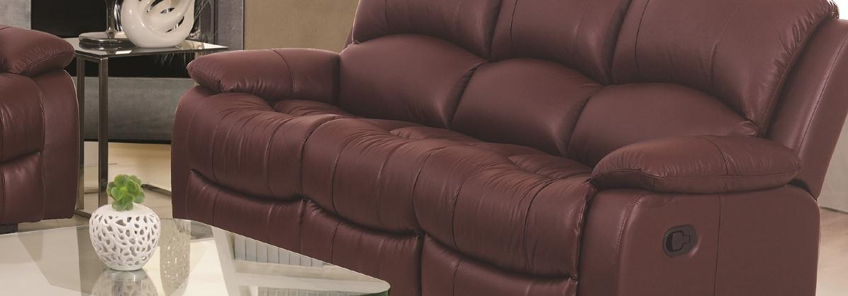 Leather 3 Seat Power Recliner Sofas