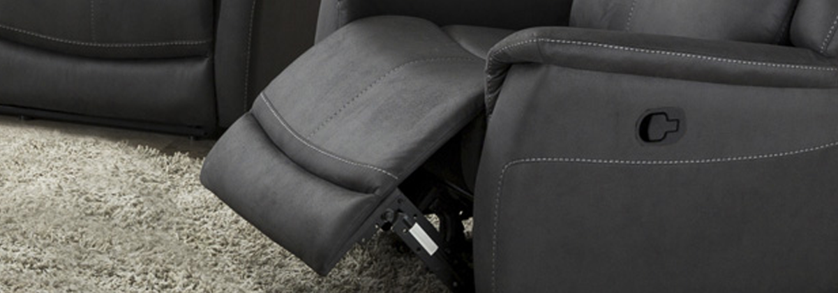 2 Seater Fabric Power Recliners