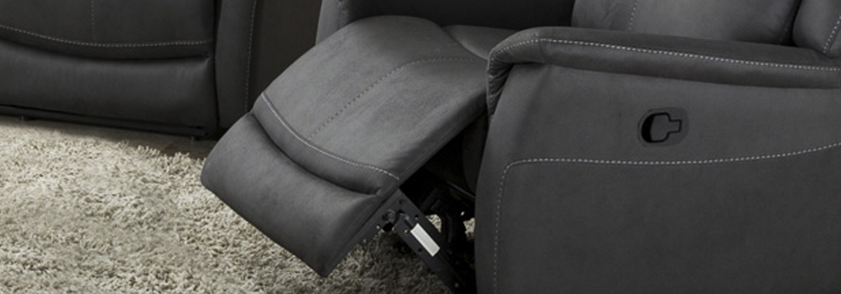 2 Seater Fabric Manual Recliners