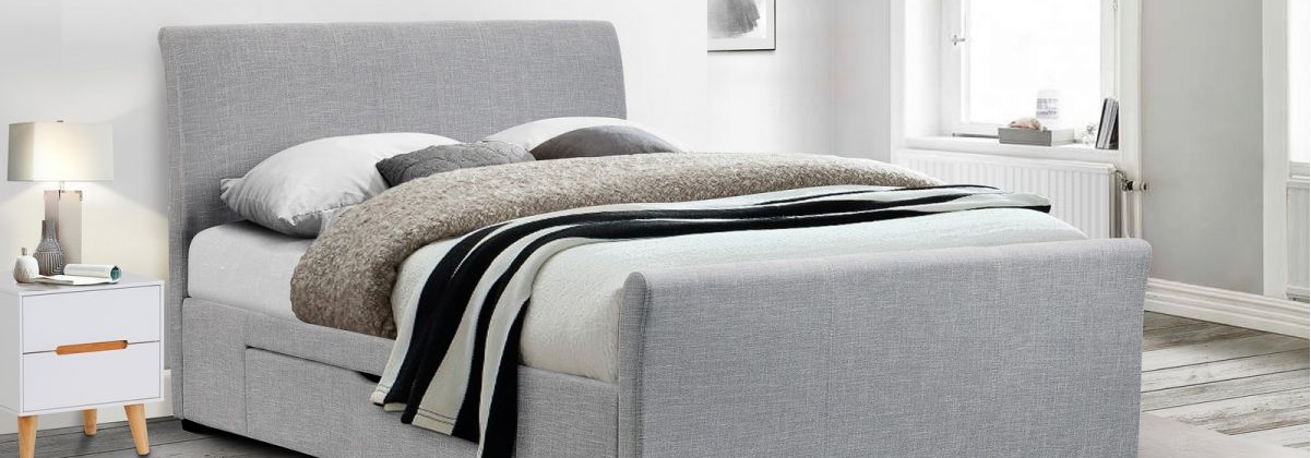 Double Fabric Bed Frames